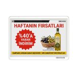 VyTag MTag75Q 7,5 inç büyük format elektronik raf etiketi, kampanya ekranı